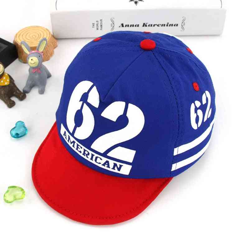 Cute Baby Embroidery Number Cap