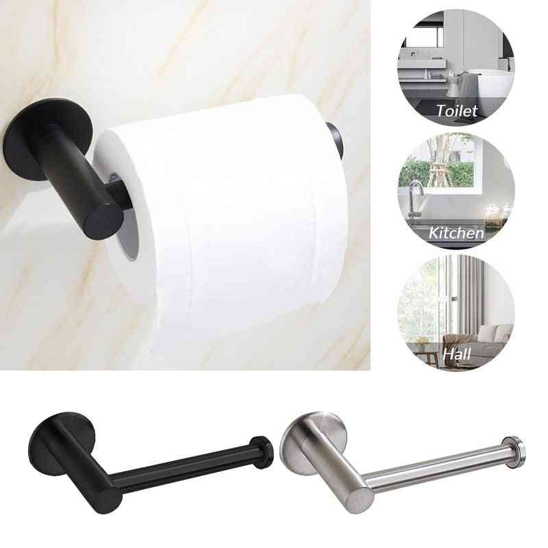 Toilet Wall Mount Toilet Paper Holder Stainless Steel Bathroom Kitchen Roll Paper Accessory Tissue Towel Accessories Holders