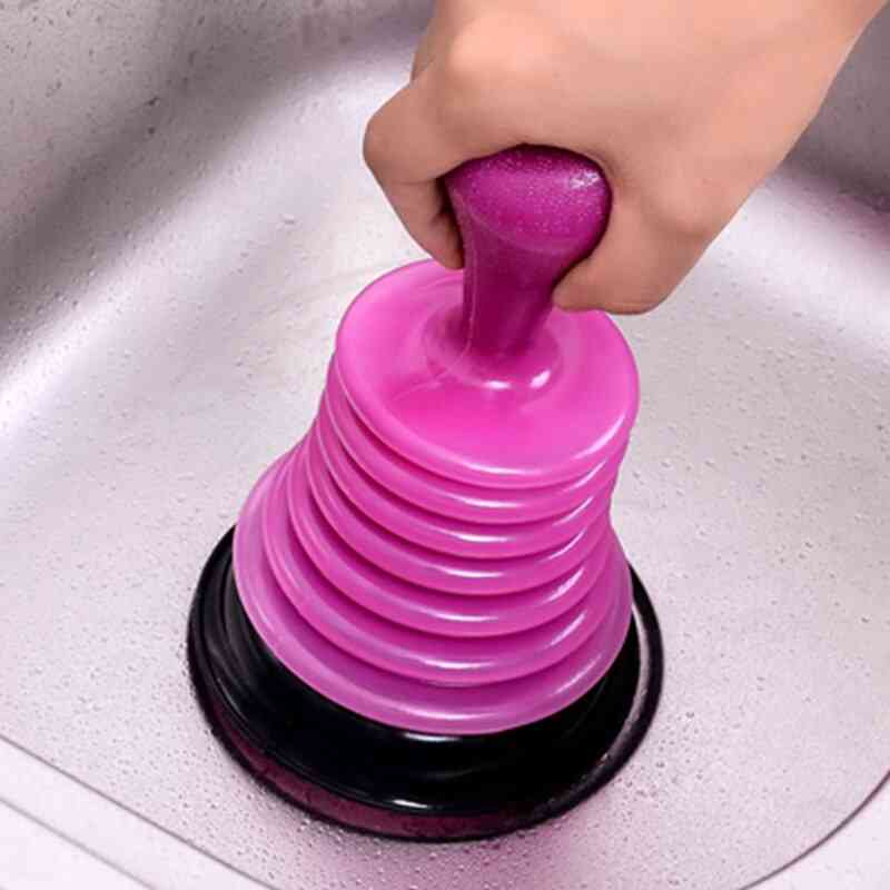 Kitchen Sink Unblock Pipes Removal Tool Cleaner Toilet Plungers