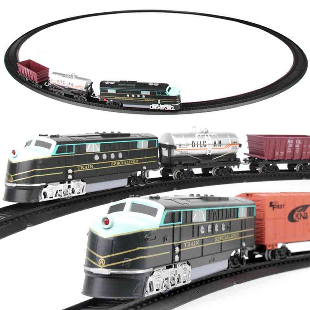 Simulation Electric Train Rail Car Track Toy