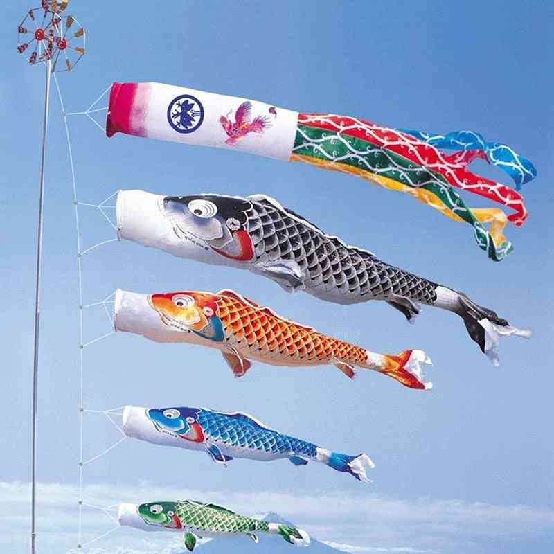 Japan Style Carp Wind Sock Flag  Chimes