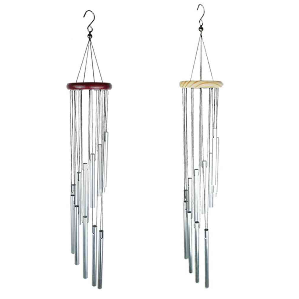 Nordic Classic Handmade 12 Tubes Solid Wood Wind Chimes
