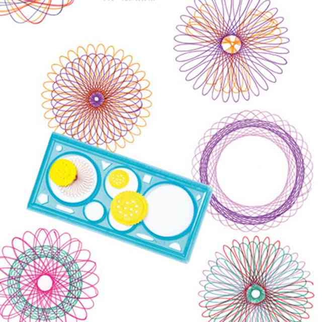 1 Pc Spirograph Geometric Ruler Drafting Tools Stationery For Students Drawing Set Learning Art Sets Creative For
