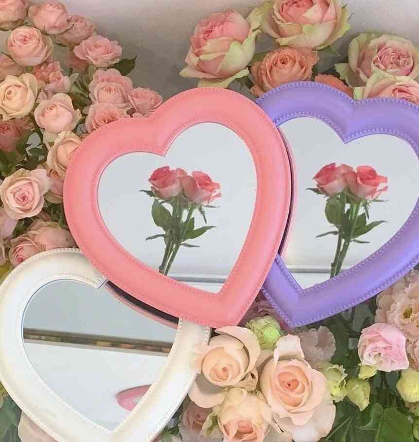 Heart Cosmetic Decorative Mirror