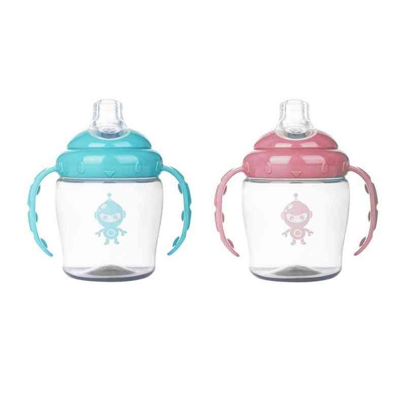 New Soft Mouth Duckbill Sippy Infant Training Baby Feeding Bottles Cups