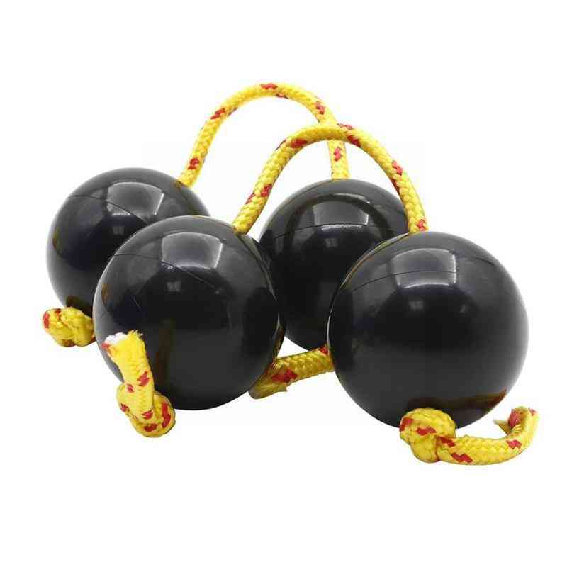 African Shaker Rattle Double Gourd Rhythm Percussion Fingertip Ball