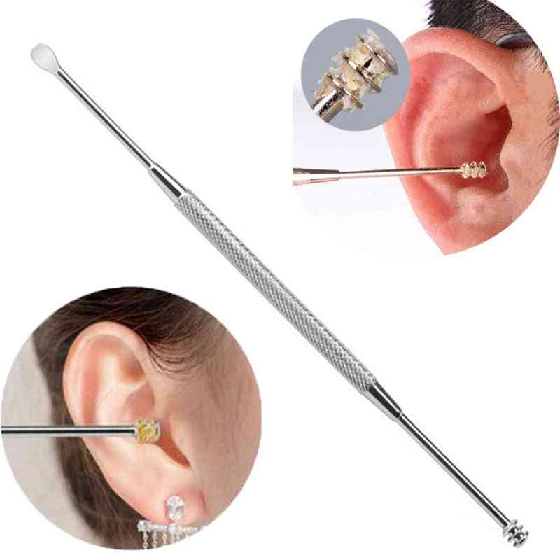 Double-ended Stainless Steel Spiral Ear Pick