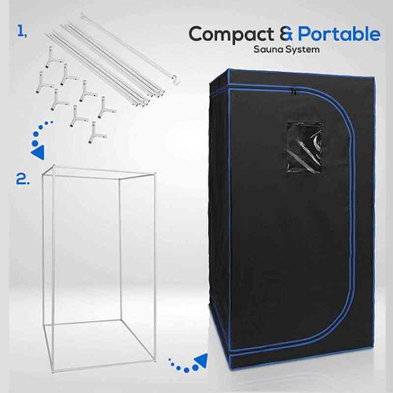 Portable Stainless Steel Pipe Support Sauna Box