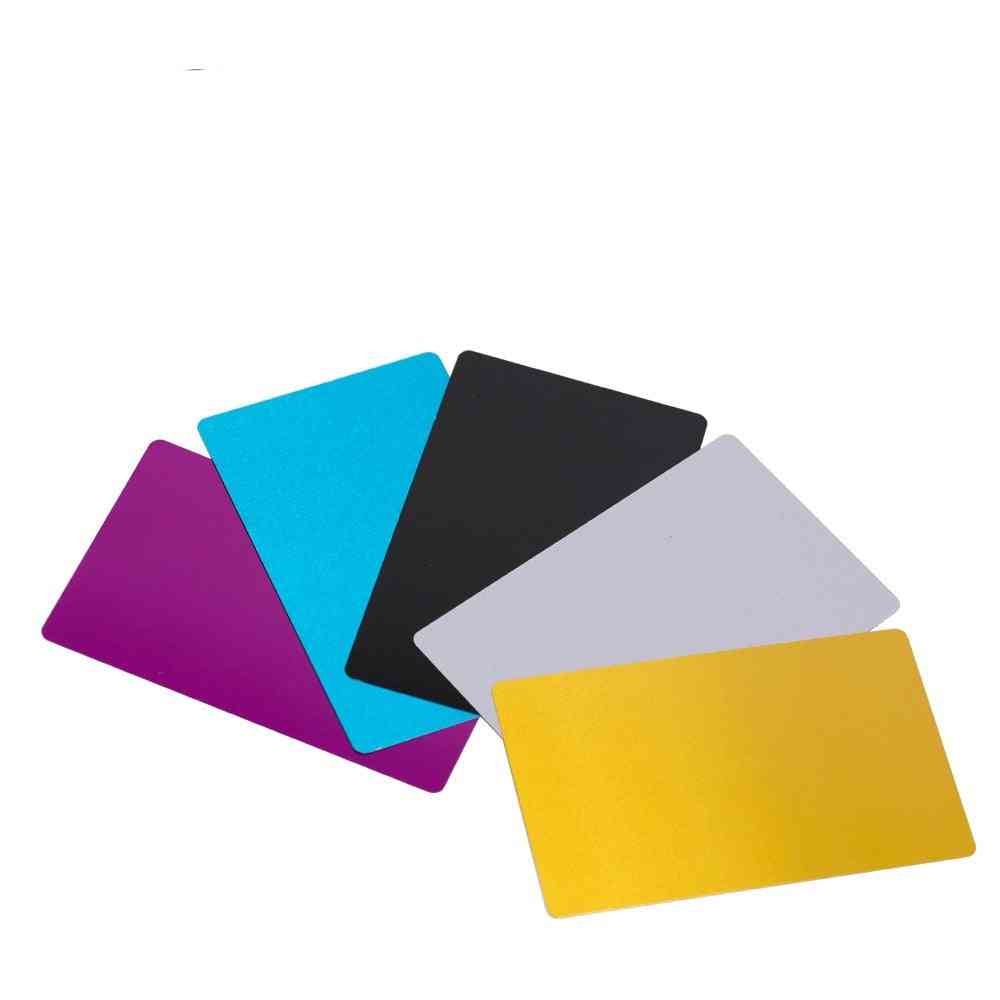 Multicolor Aluminium Alloy Metal Sheet Testing Material