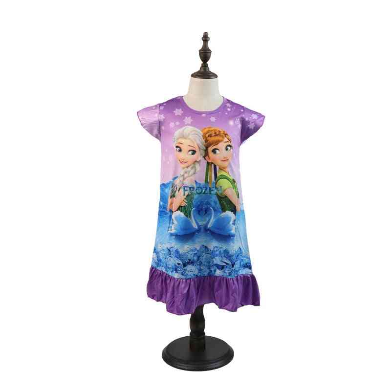 Children Cotton Nightgown Home Dress