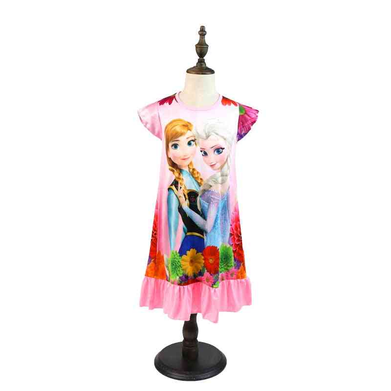 Anna Elsa Princess Cotton Nightgown