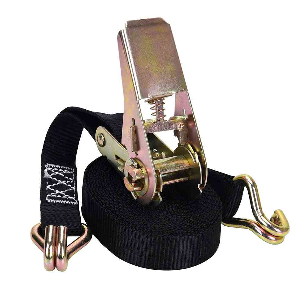 Ratchets Hook Strap Tie Down Strap Luggage Lashing Rope Belt