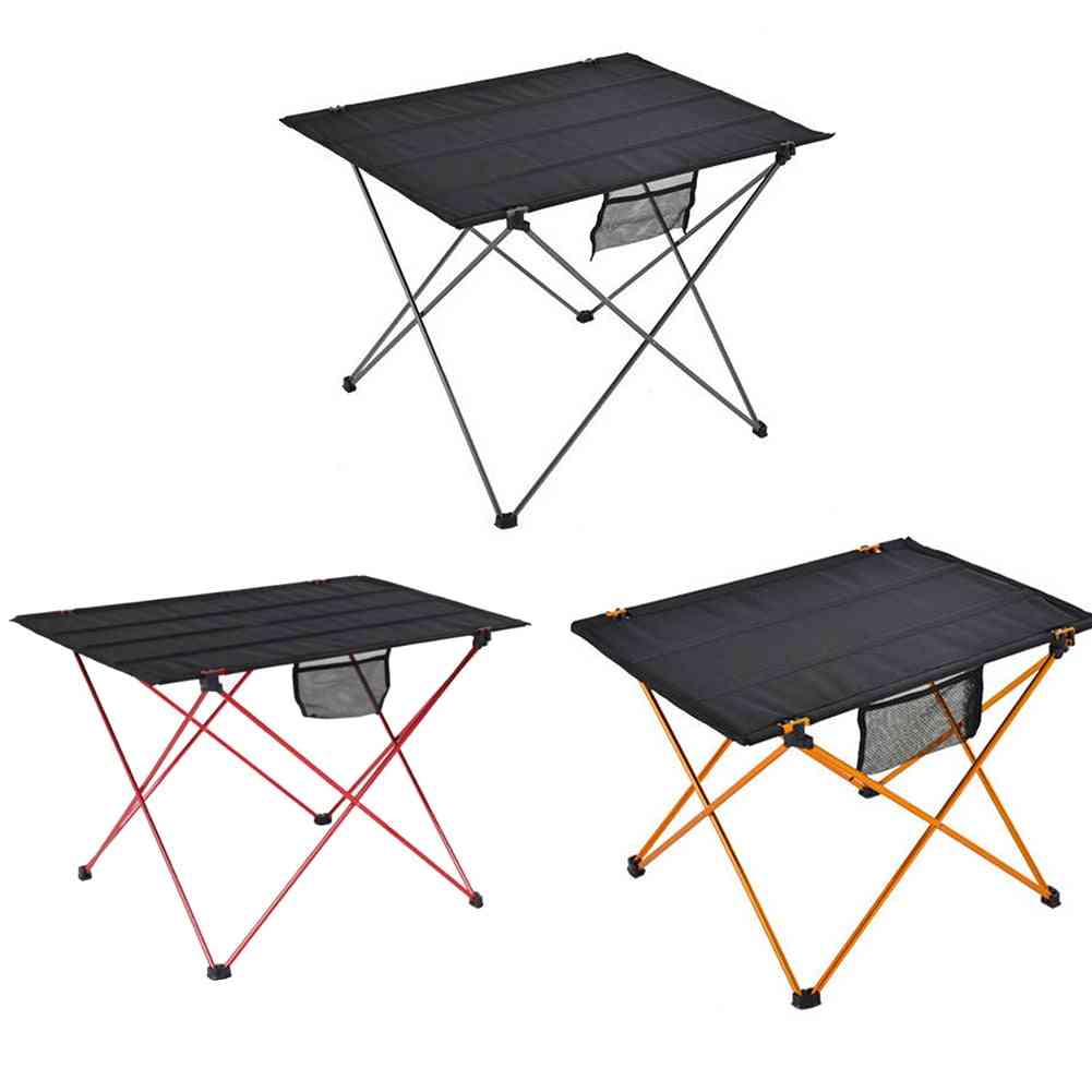 Large Aluminum Folding Table Multifunctional Portable Outdoor Desks