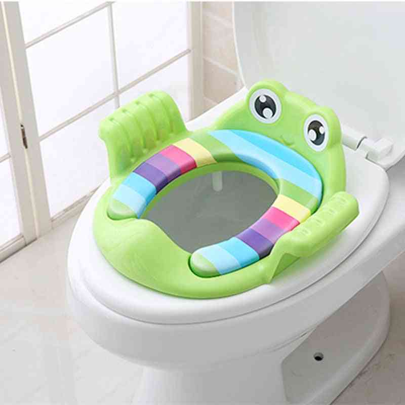 Baby Toilet Child Safety Seat With Armrest Girl Boy Trainer Toilet Seat