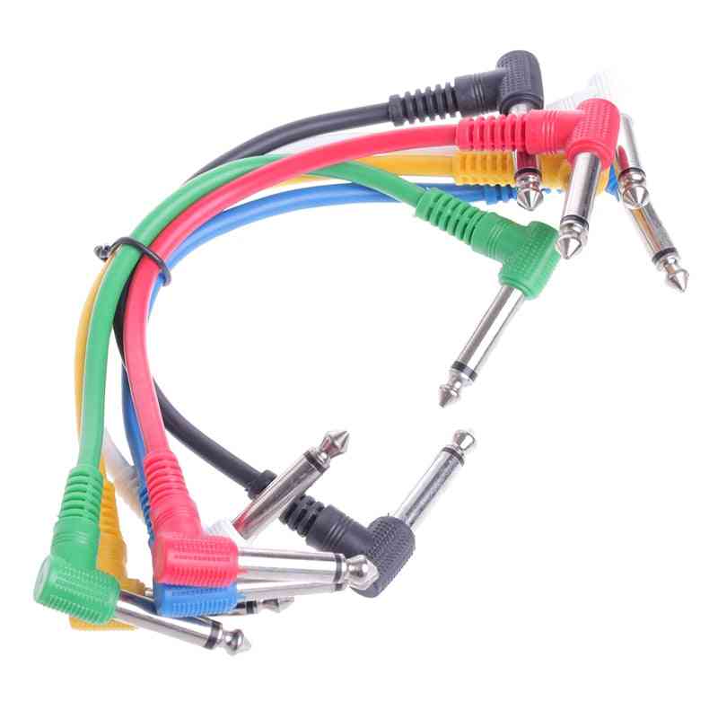 Angled Plug Audio Cable Leads Patch Cables