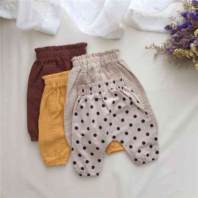 Baby Pants Organic Cotton Linen Pp Trousers