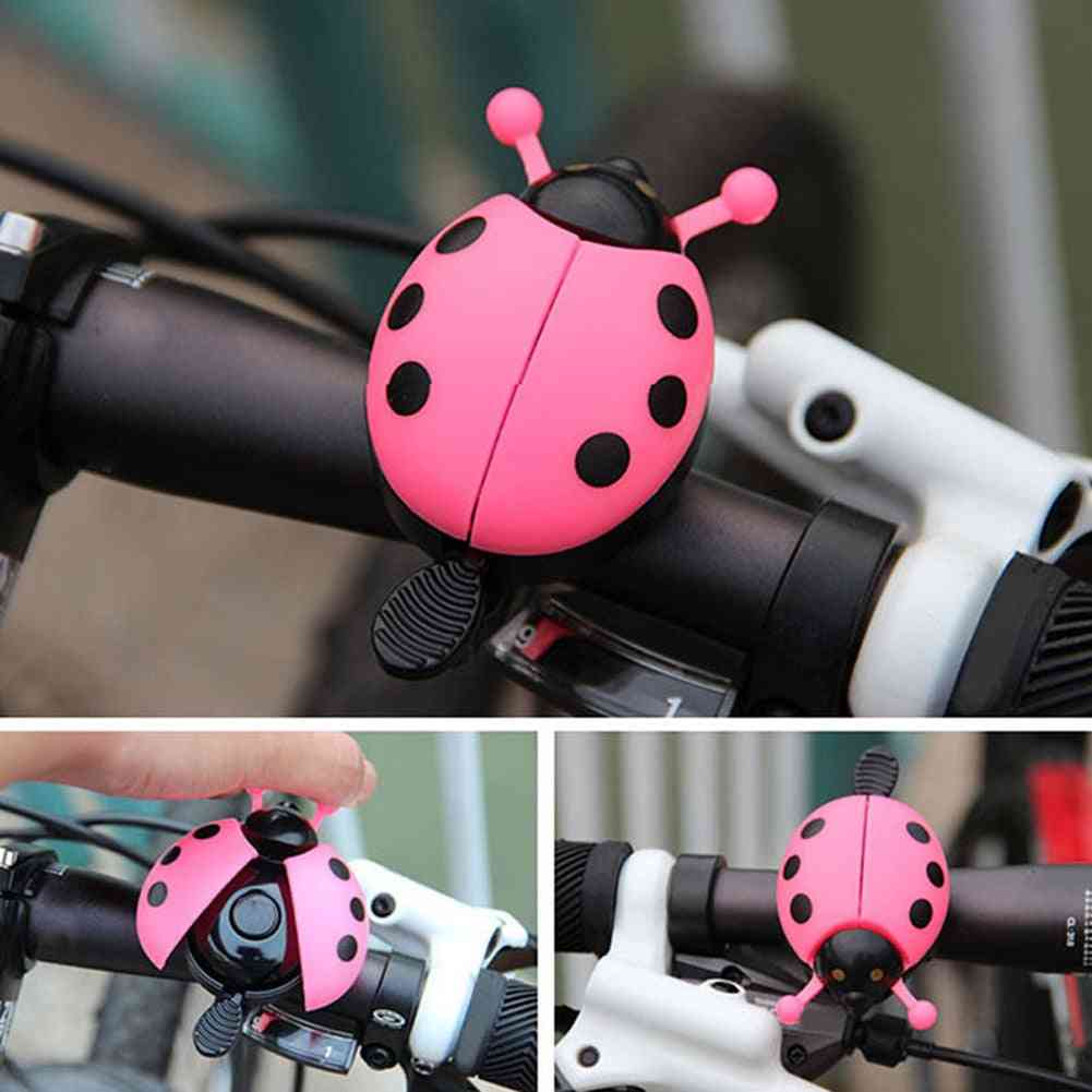 Bicycle Bell Ring Beetle Cartoon Cycling Lovely Kids Ladybug Bell