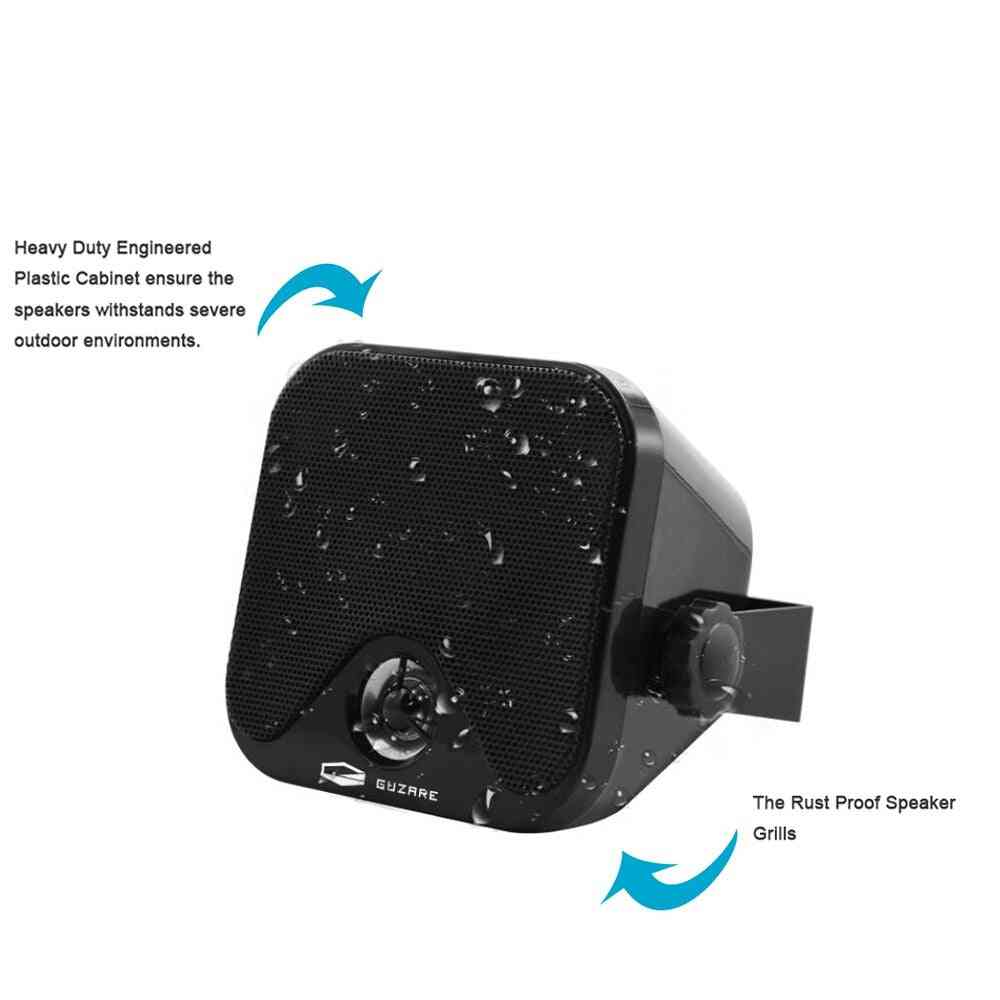 Boat Marine Box Outdoor Speakers Surface Mounted For Powersports Truck