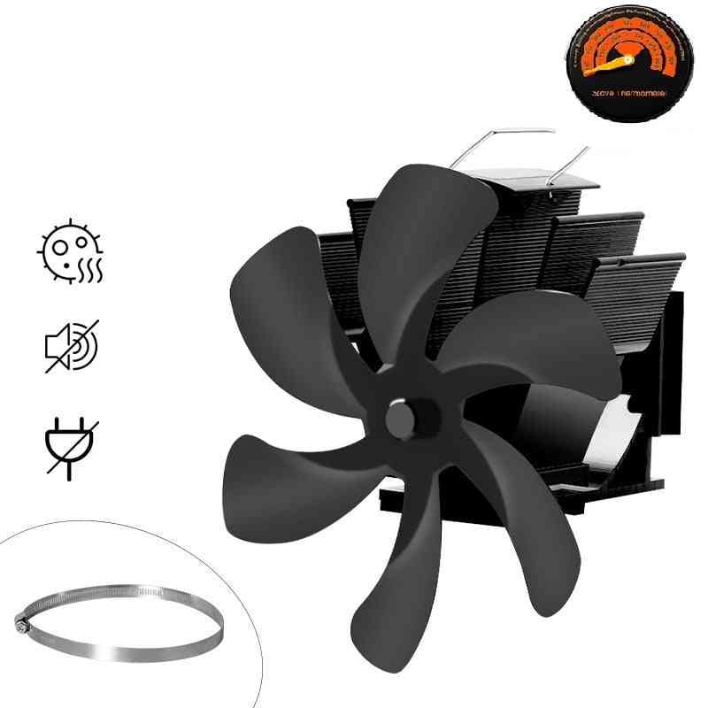 Fireplace Heat Powered Stove Fan