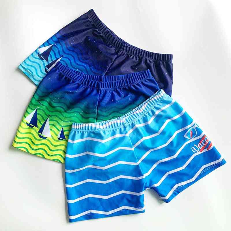 Striped Gradient Swimming Trunks Boxer