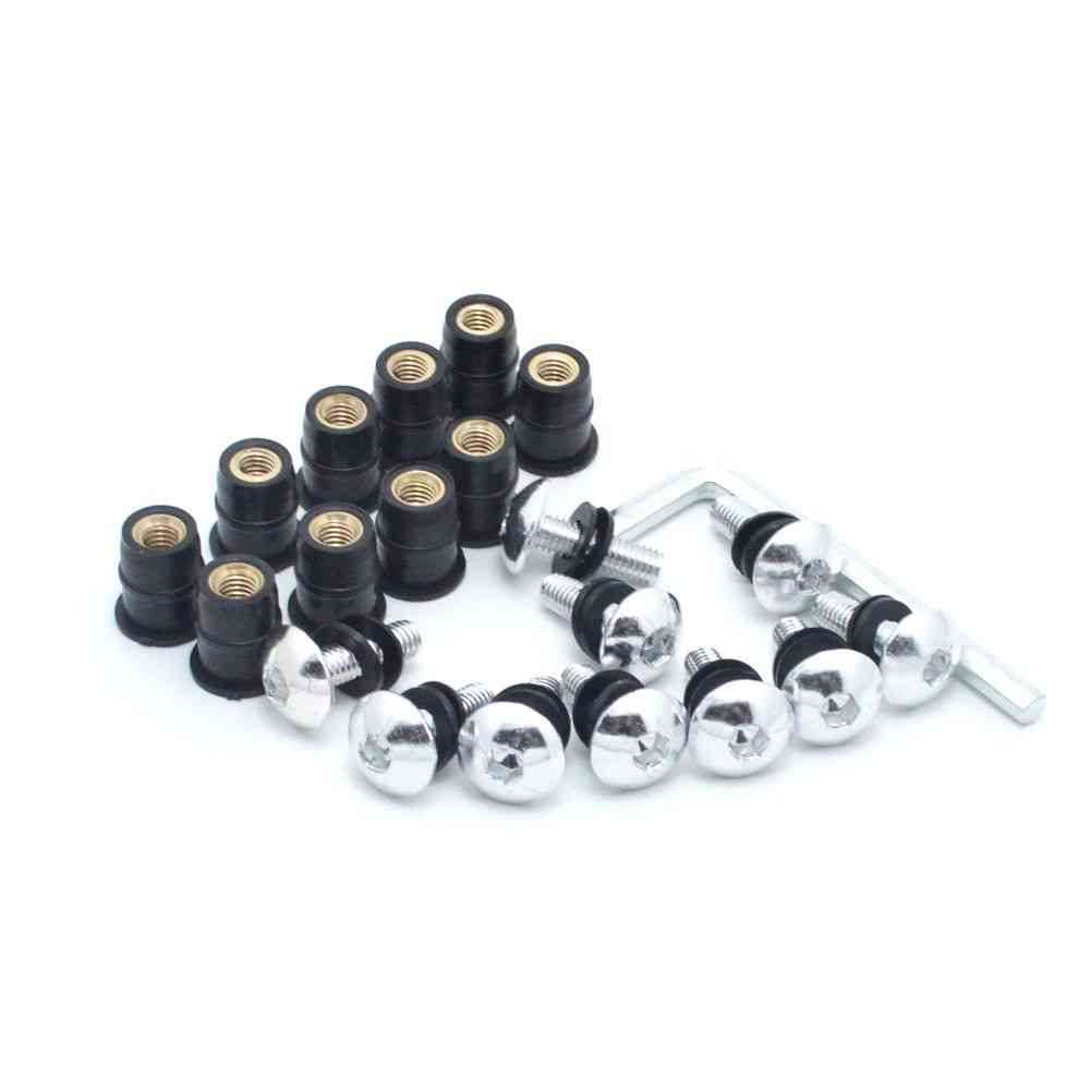 Motorcycle Metric Rubber Moto Screws Bolts