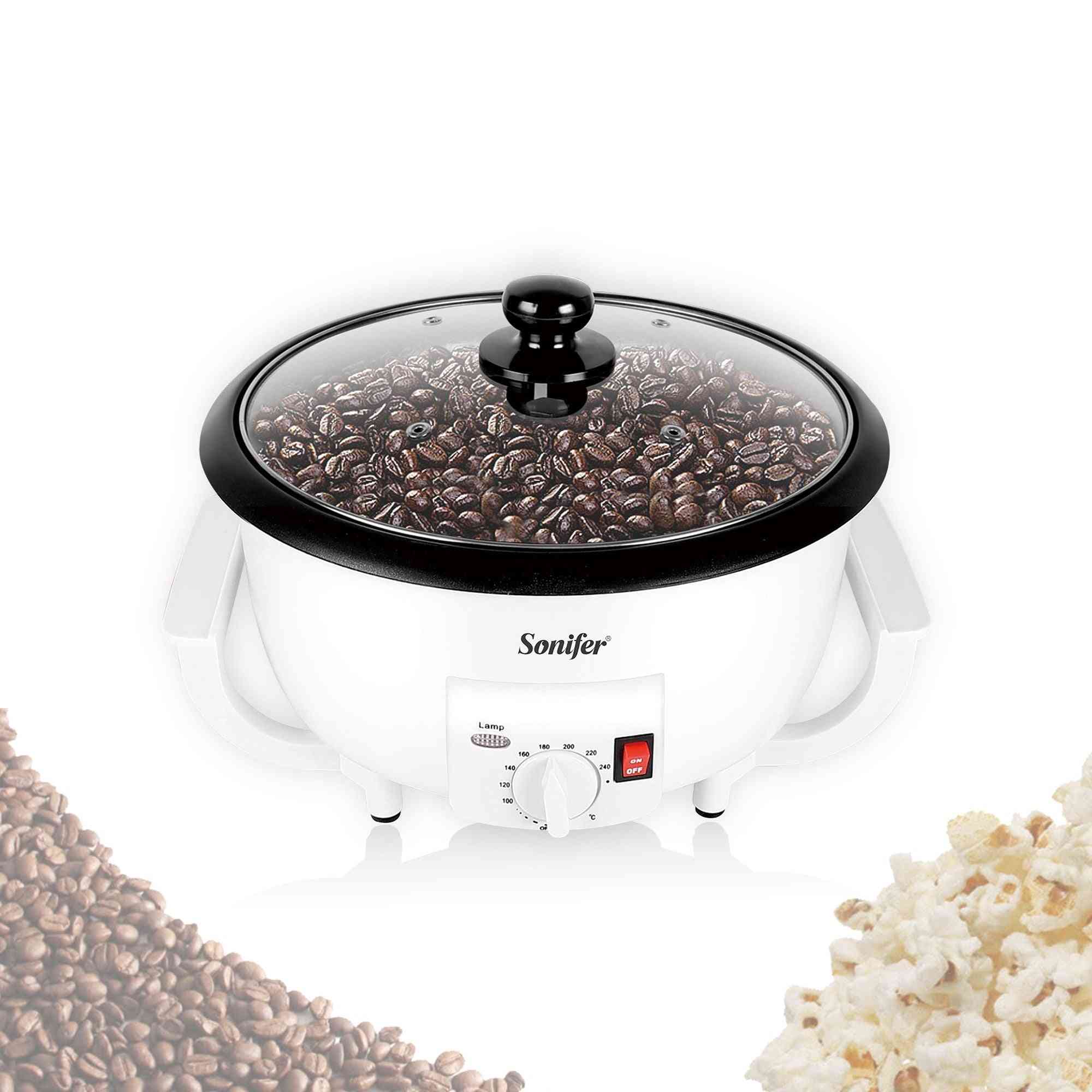 Sähköinen kahvipapupaahdin liesi popcorn tehdä kuivausrumpu