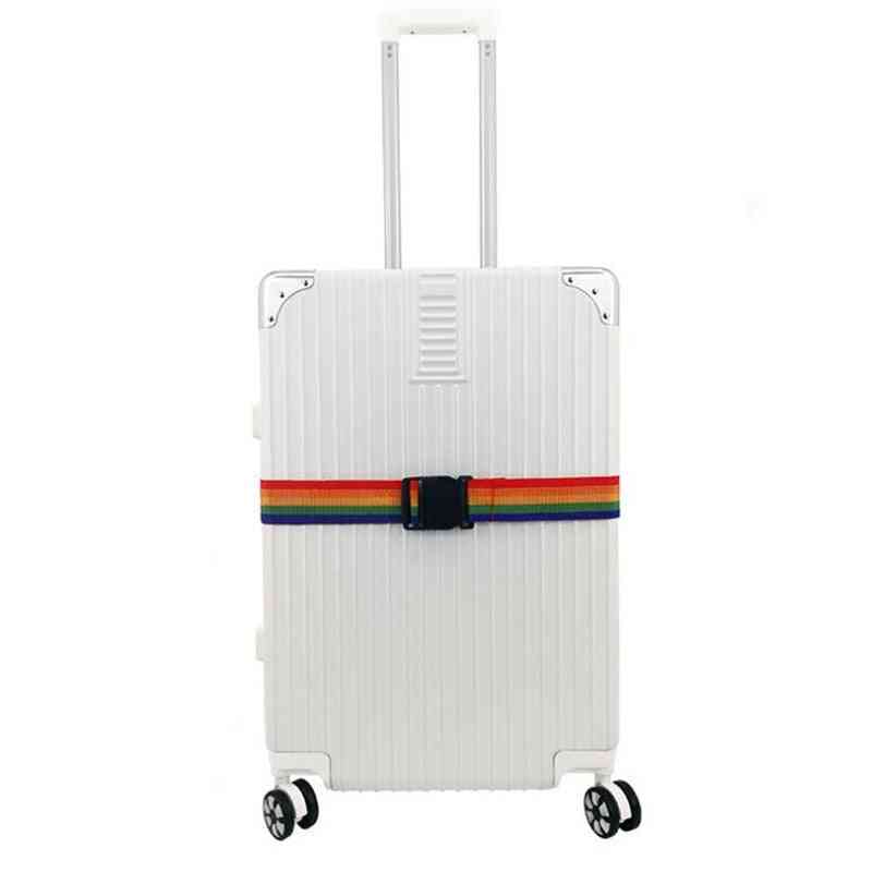Travel Suitcase Nylon Lock Buckle Strap Baggage Belts