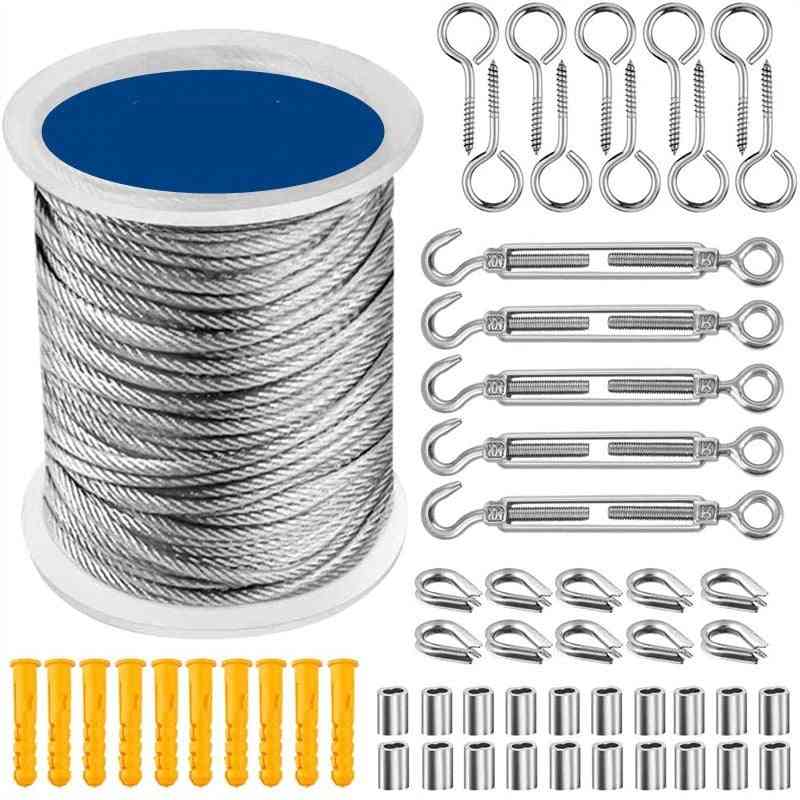 Wire Rope Cable Hooks Hanging Kit