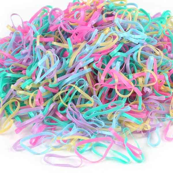 Mixed Colors Women Natural Strong Elastic Rubber Bands
