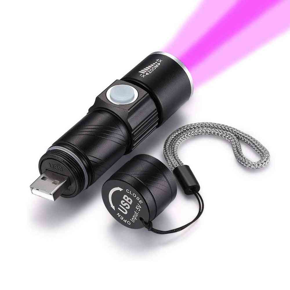 Mini Flashlights Ultraviolet Lamp Black Light