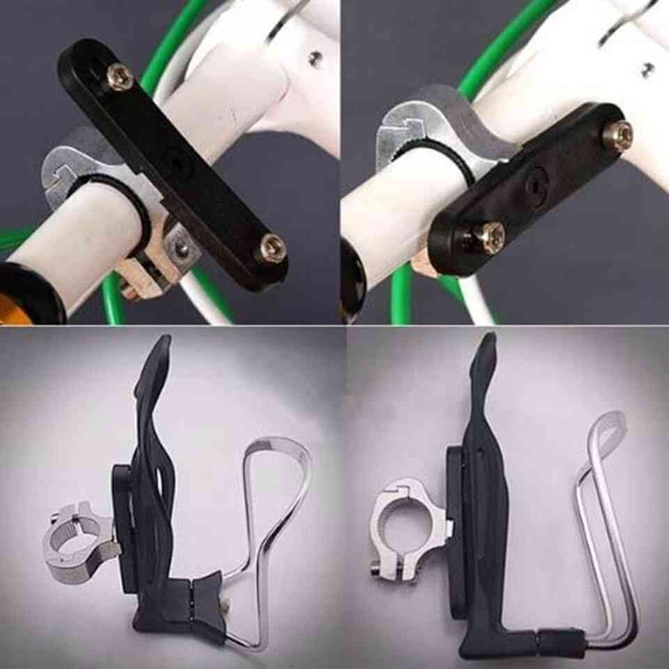 Bike Bicycle Clamp Clip On Water Bottle Cup Cage Holder