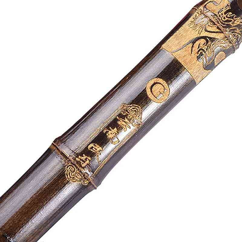 Flutes Woodwind Black Bamboo Chinese Yunnan Bawu G Key Pipe Music Instrument
