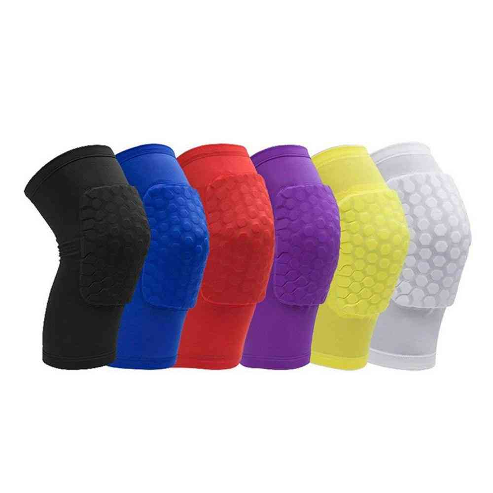 1pc Honeycomb Knee Pads Basketball Sport Kneepad For Volleyball Knee Protector