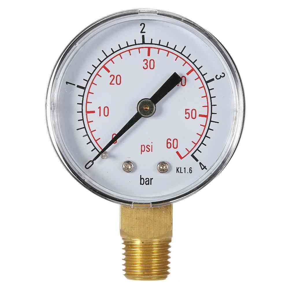 Dial Hydraulic Pool Filter Water Pressure  Manometer