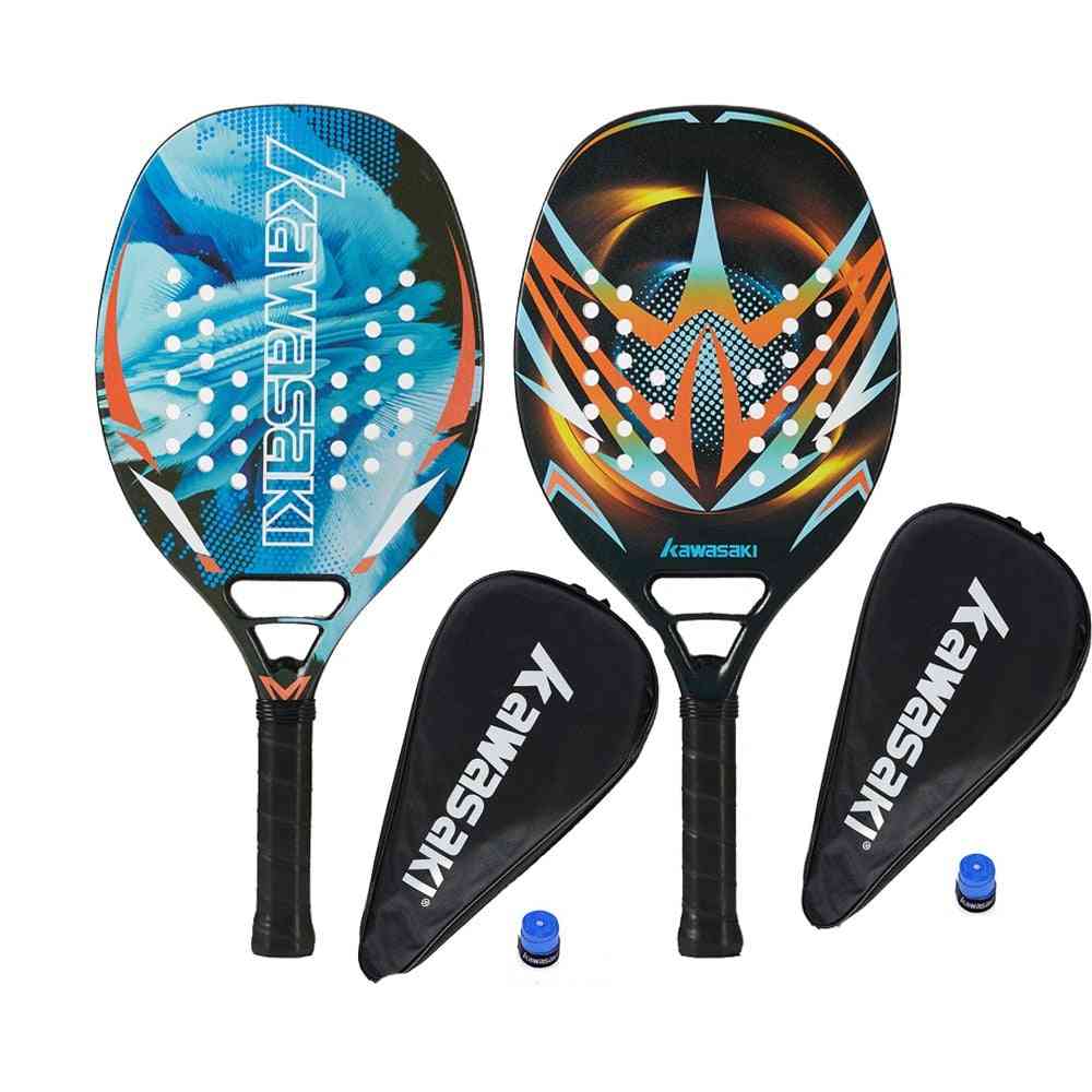 Carbon And Glass Fiber Soft Face Tennis Racquet With Bag Cover