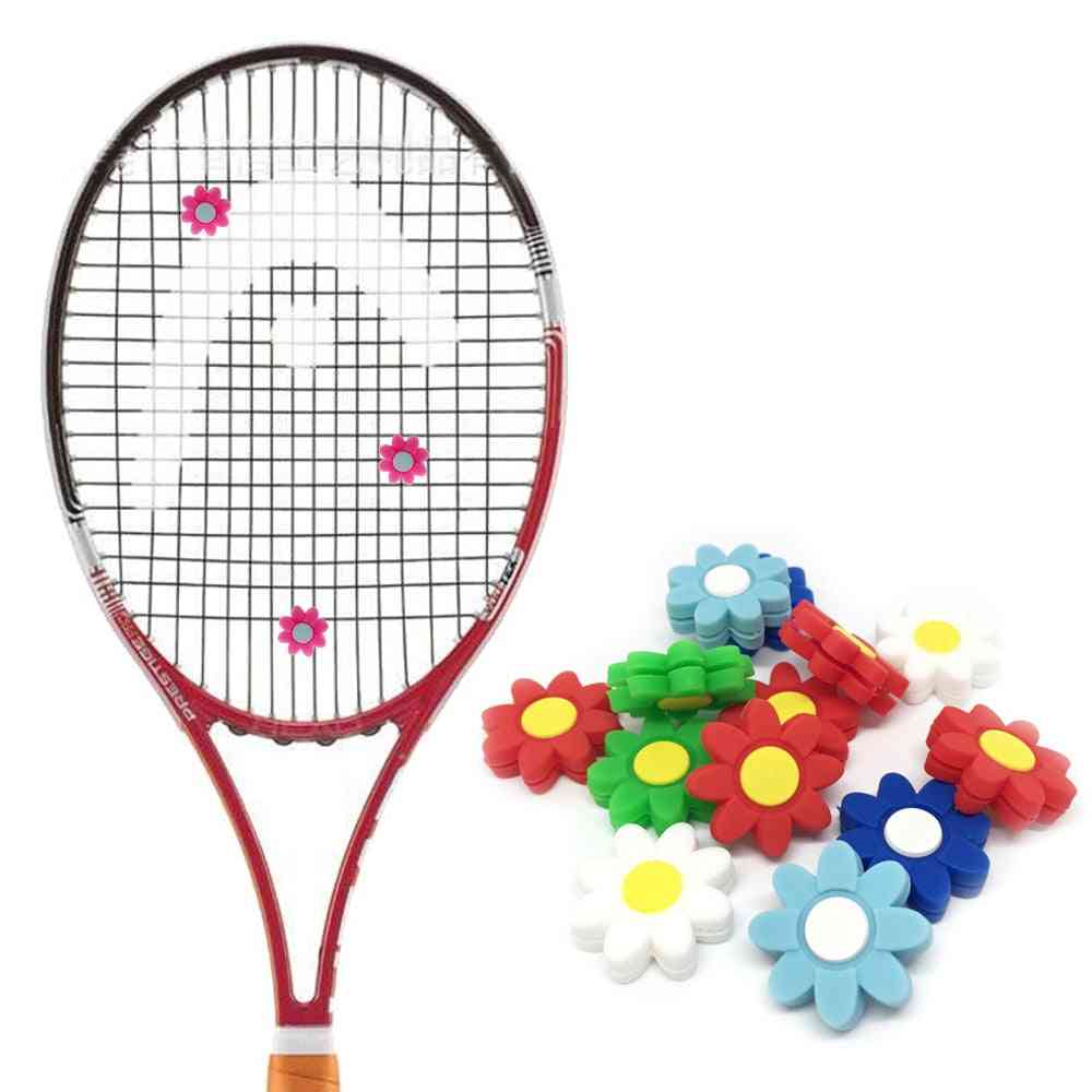 4pcs/2pcs Tennis Racket Vibration Dampeners Silicone Cartoon Accessories