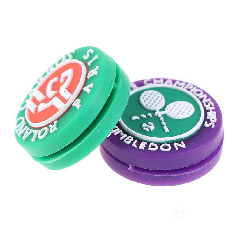 New  Vibration Dampeners Silicone Anti-vibration Tennis Racquet Shock Absorber