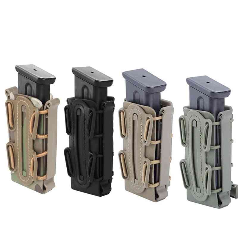 Tactical Molle 9mm Magazine Pouch Pistol Mag Holder With Belt Clip
