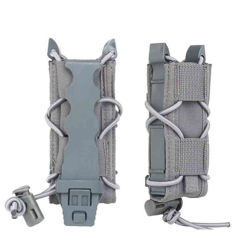 Tactical Molle 9mm Magazine Pouch Pistol Mag Holder With Belt Clip