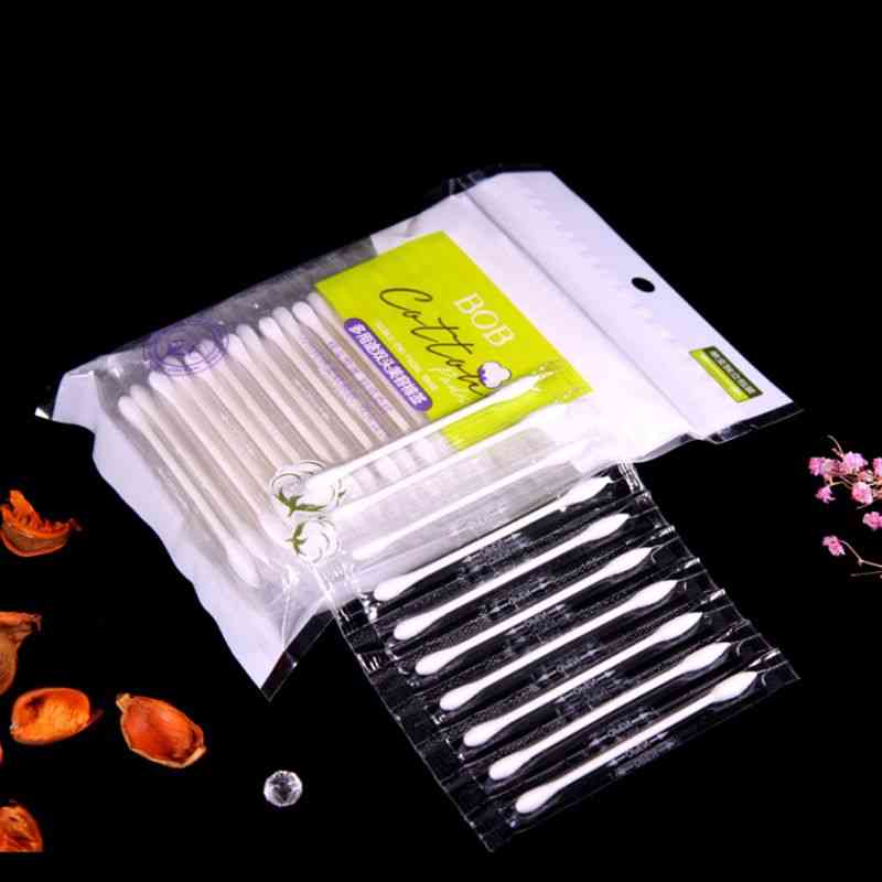 Double Ended Cotton Swabs Cosmetic Tools