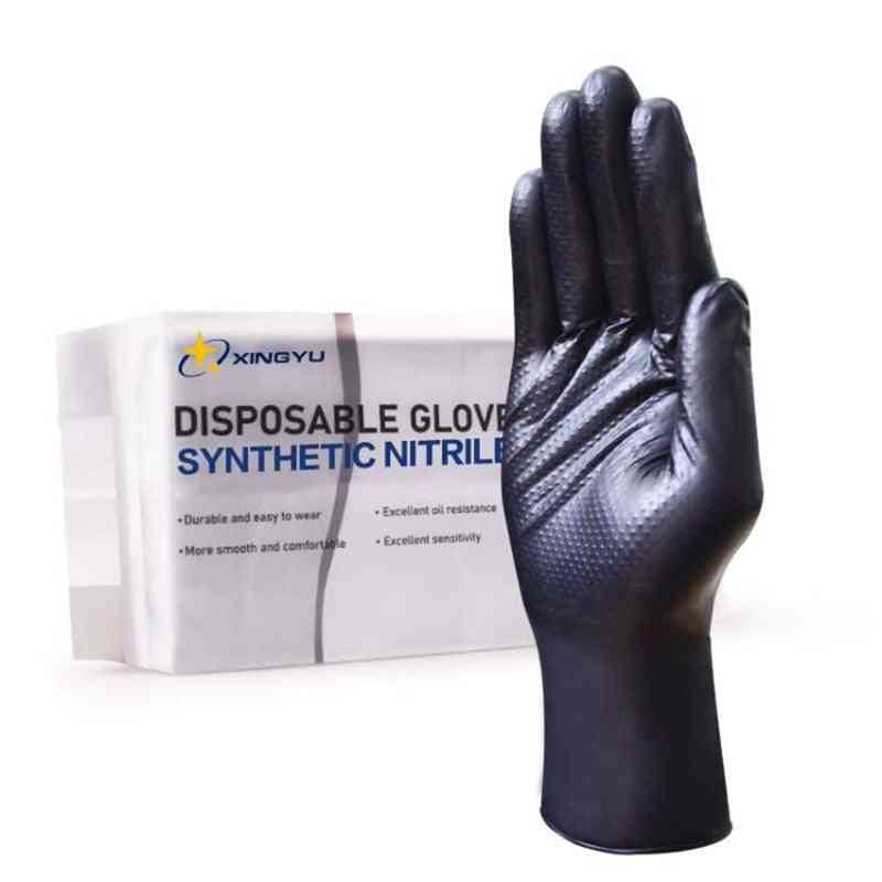 Nitrile Extra Strong Diamond Pattern Safety Work Gloves