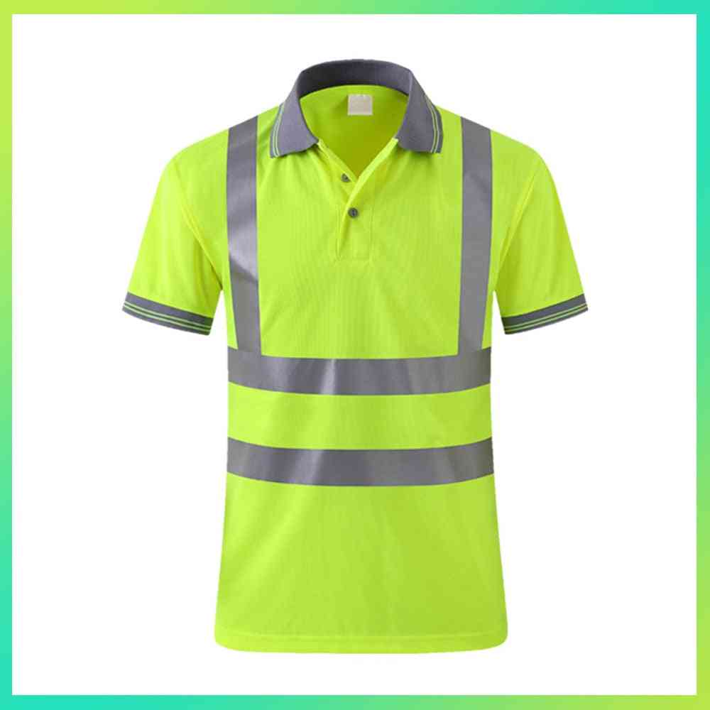 Unisex Night Work High Visibility Breathable T-shirt Tops