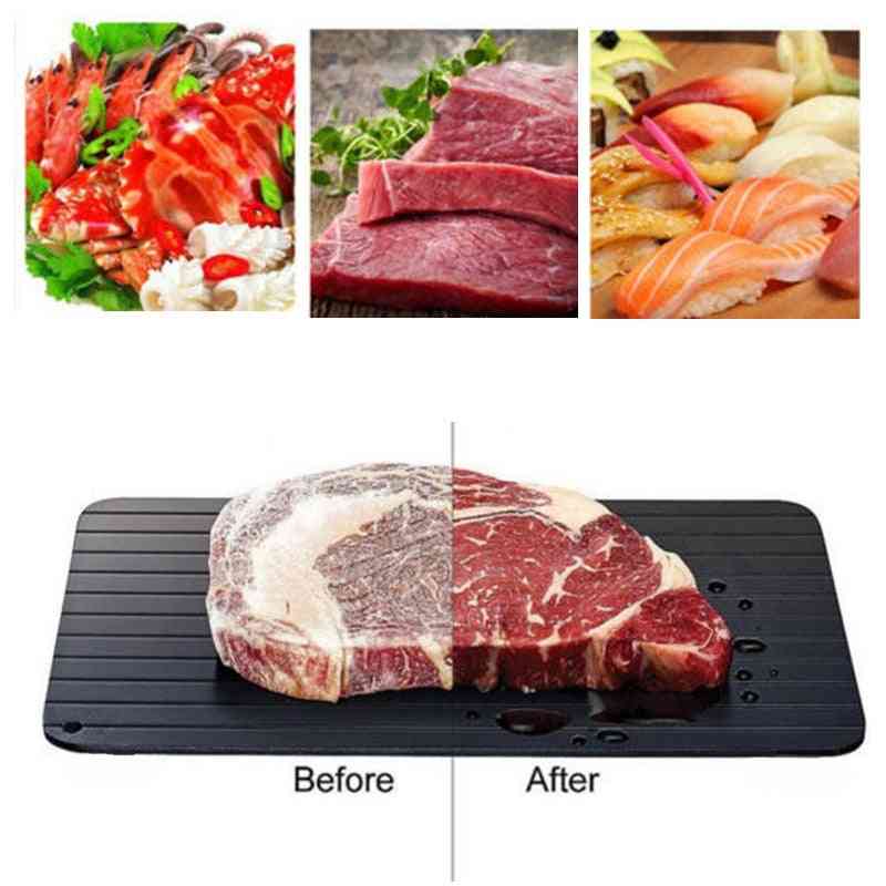Quick Defrosting Board Plate Thaw Frozen Food Meat
