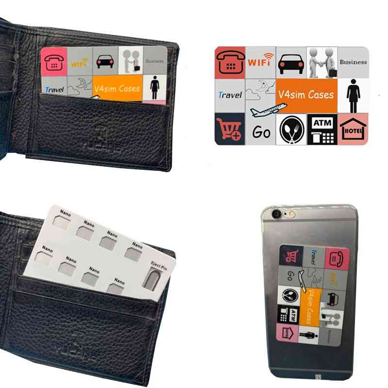 Portable Micro Pin Sim Card Storage Box For Case Protector