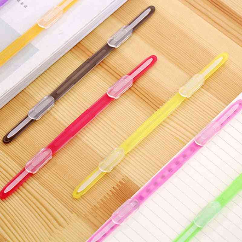 Hole Binding Clips Strip Binder For Notebook