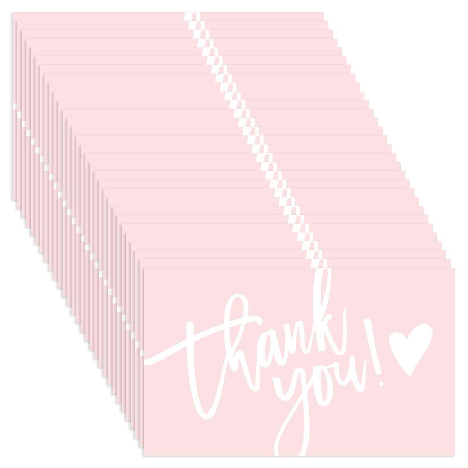Thank You Supporting Business Decoration Card