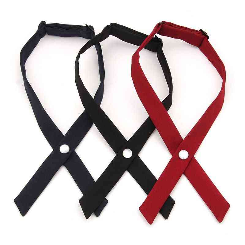 Adjustable Cross Bow Ties For Men Women
