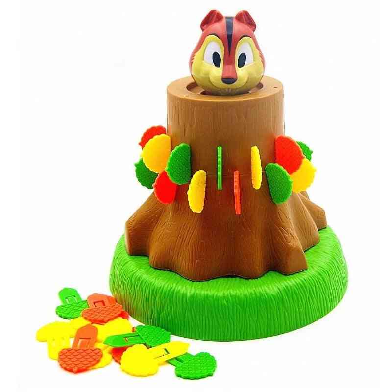 Creative Squirrel Bouncing Bucket Decompression Toy