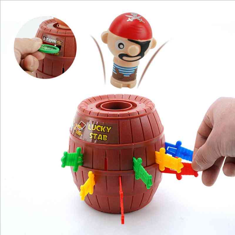 Pirate Barrel Lucky Game Jumping Pirates Bucket Toy