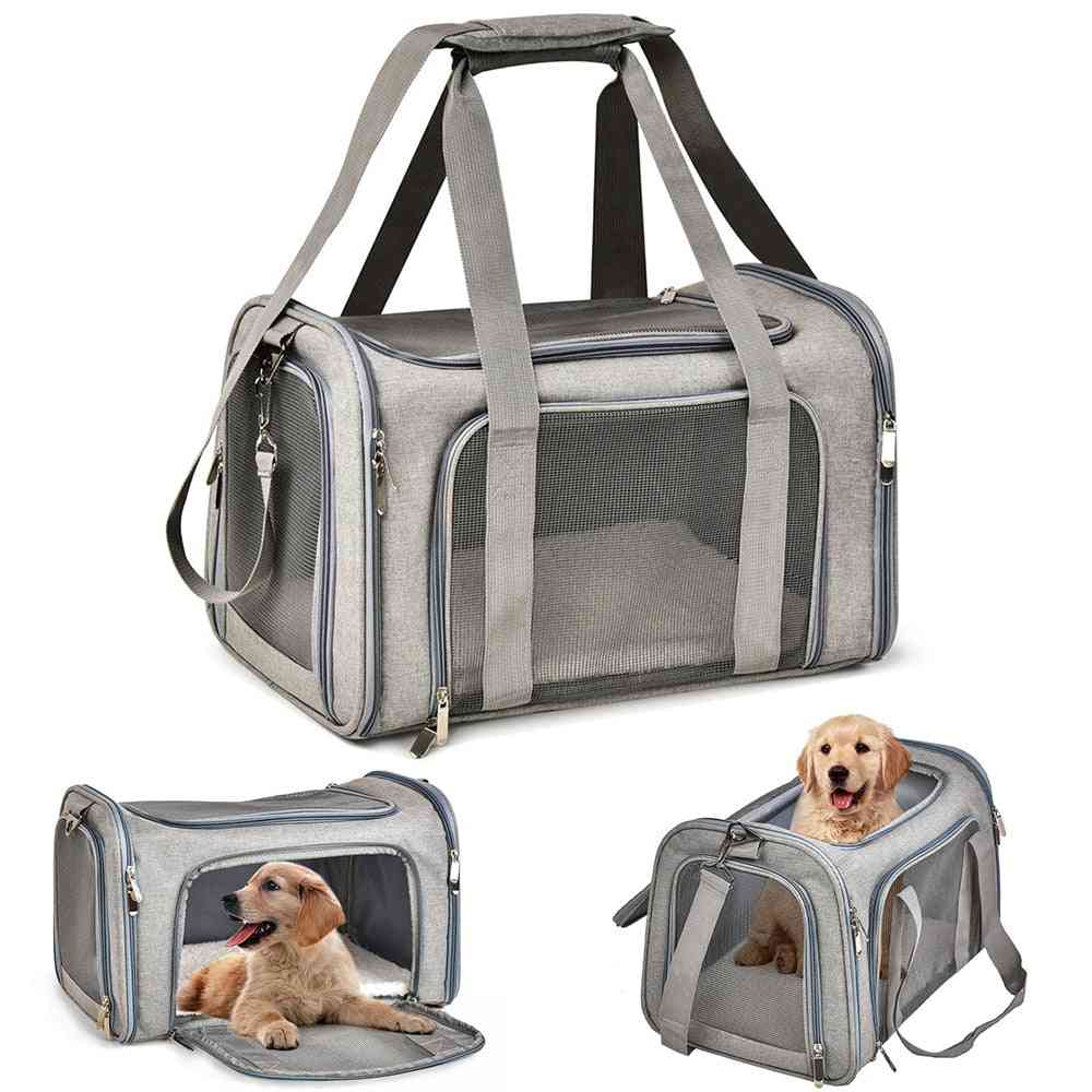 Dog Soft Side Backpack - Pet Carriers Travel Bags